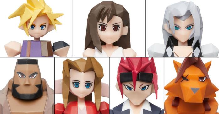 Final Fantasy VII Action Figures poligonali