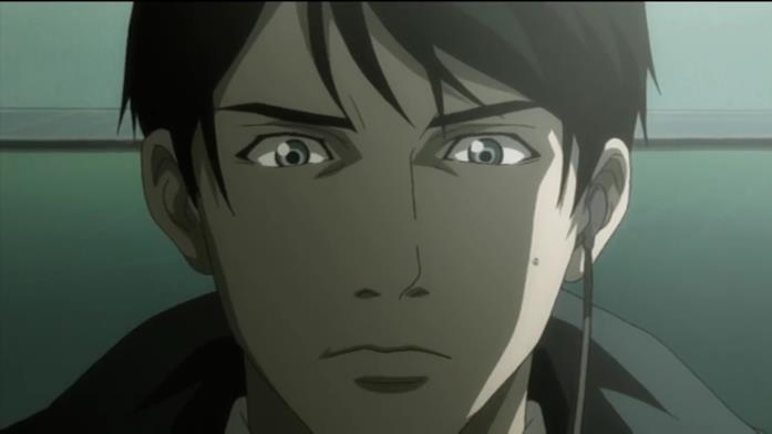 Raye Penber poco prima di morire nell'episodio 5 di Death Note Raye Penber muore nel quinto episodio di Death Note