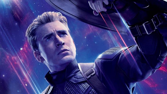Un Capitan America tormentato nel poster di Avengers: Endgame Chris Evans come Capitan America