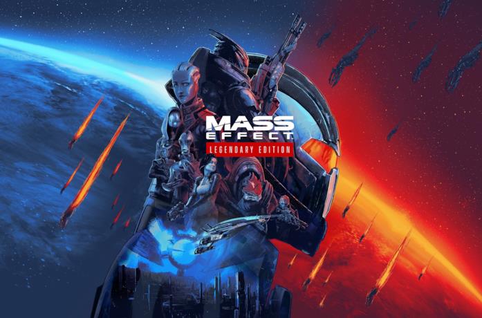 La cover ufficiale di Mass Effect Legendary Edition