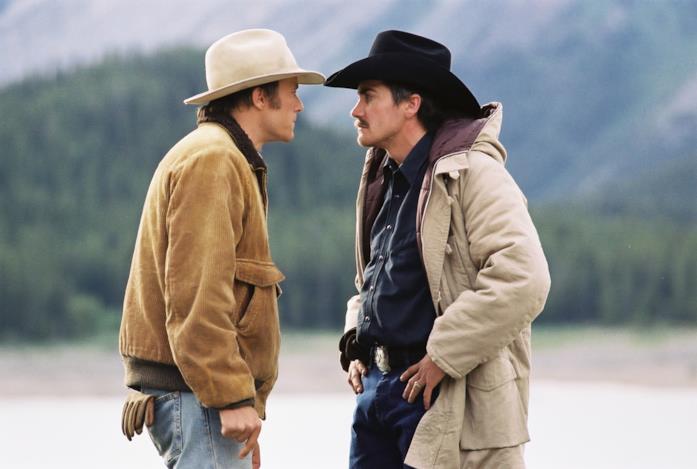 Anche I segreti di Brokeback Mountain tra i 25 nuovi titoli Heath Ledger e Jake Gyllenhaal in una scena da I segreti di Brokeback Mountain