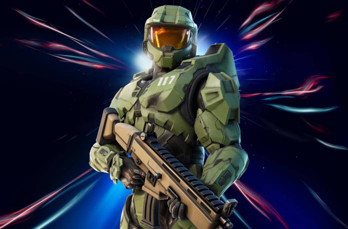 Il costume di Master Chief in Fortnite