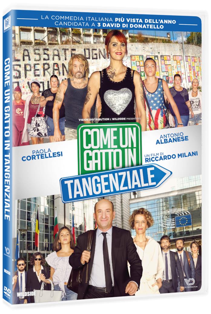Come un gatto in tangenziale, il DVD del film Arriva in DVD Come un gatto in tangenziale, la commedia con Albanese e Cortellesi
