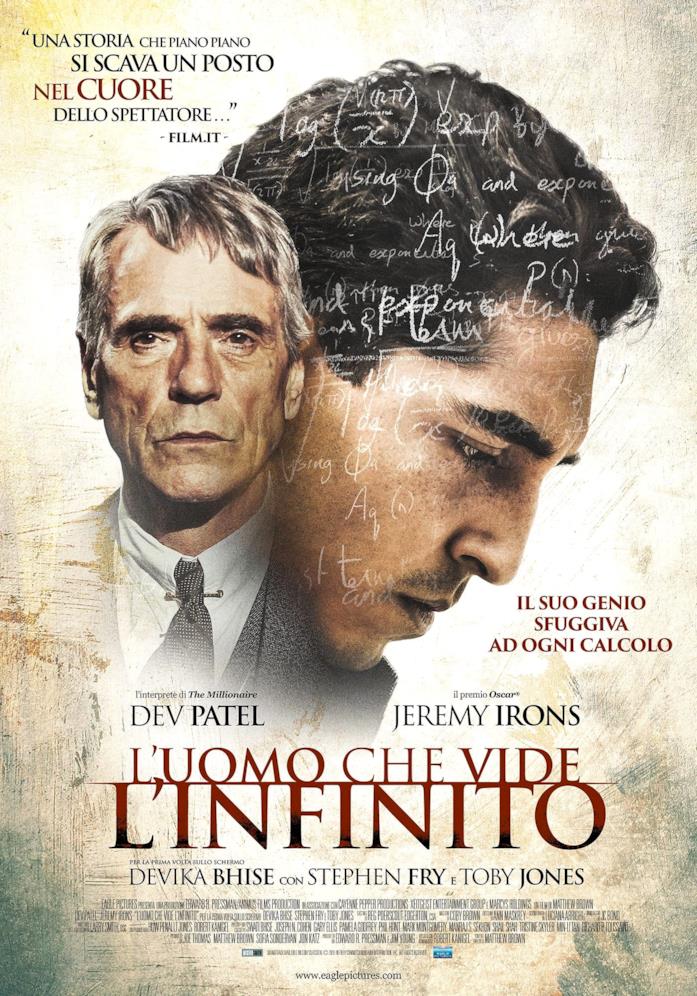 L'uomo che vide l'infinito Il poster del film L'uomo che vide l'infinito