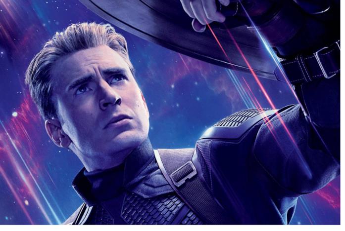 Chris Evans nel ruolo di Captain America