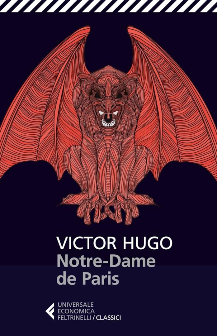 Copertina del romanzo di Victor Hugo Notre-Dame de Parsi