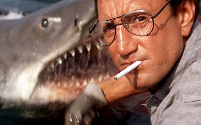 Lo squalo, il terrore sull'acqua di Spielberg Una scena del film in cui appare il mostro marino