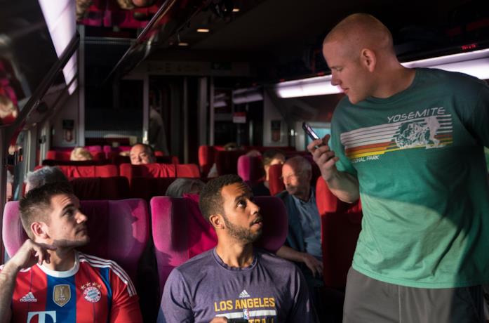 I protagonisti di Ore 15:17 – Attacco al treno