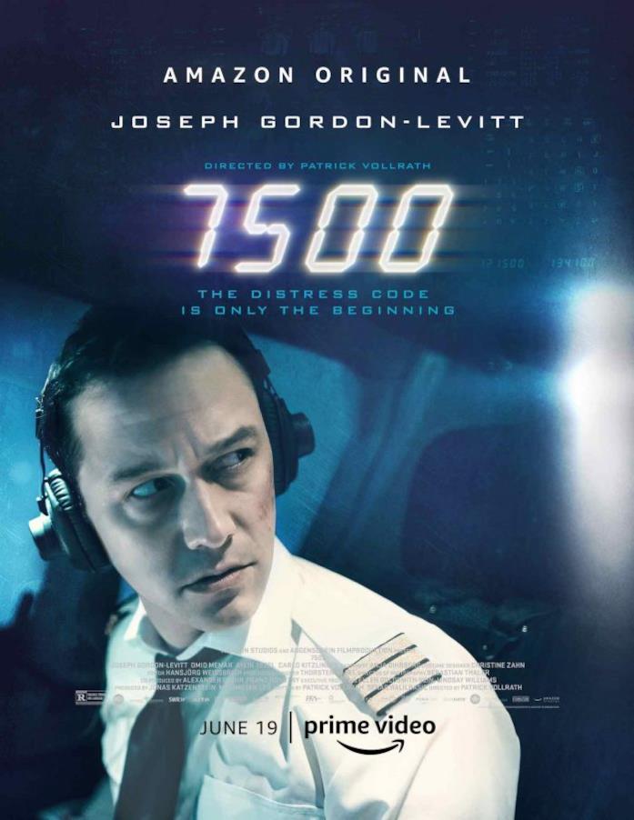 Il poster di 7500 Primo piano di Joseph Gordon-Levitt nel poster di 7500