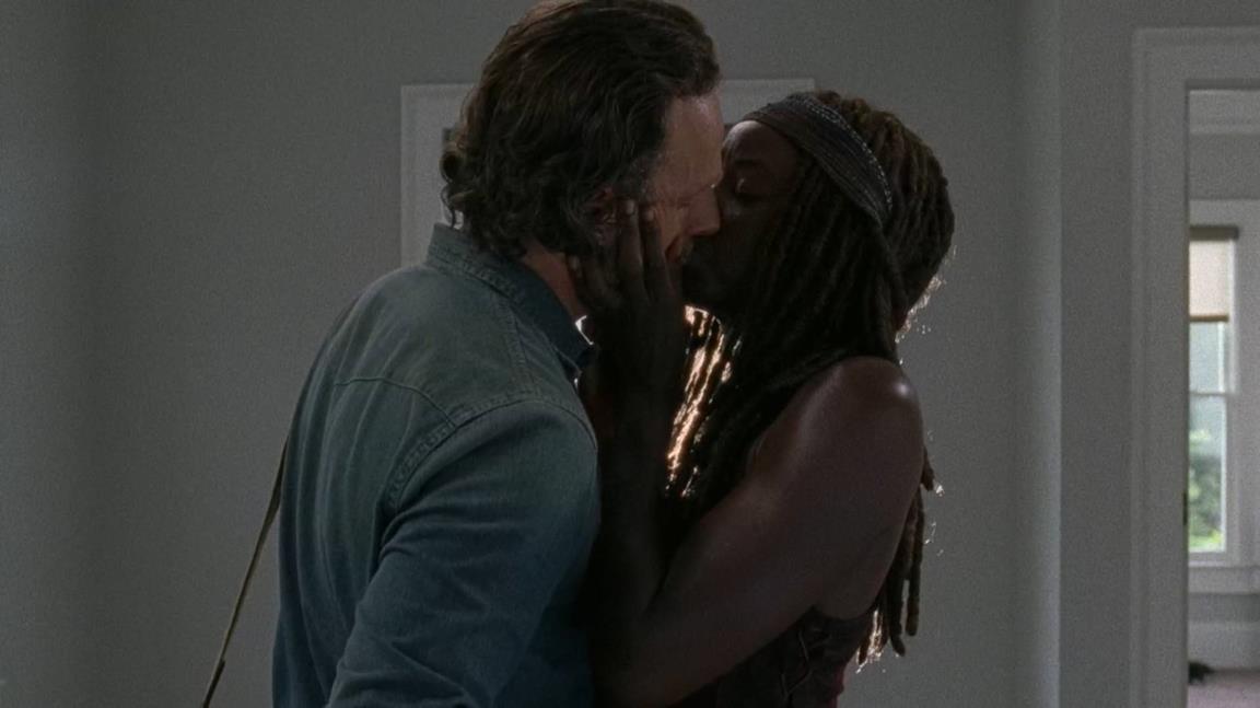 Rick e Michonne in The Walking Dead