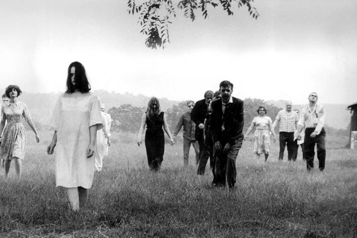 Un'immagine de La notte dei morti viventi, primo film di Romero