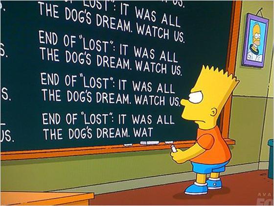 I Simpson: il finto spoiler su Lost nella sigla I Simpson: la frase di Bart sul finale di Lost