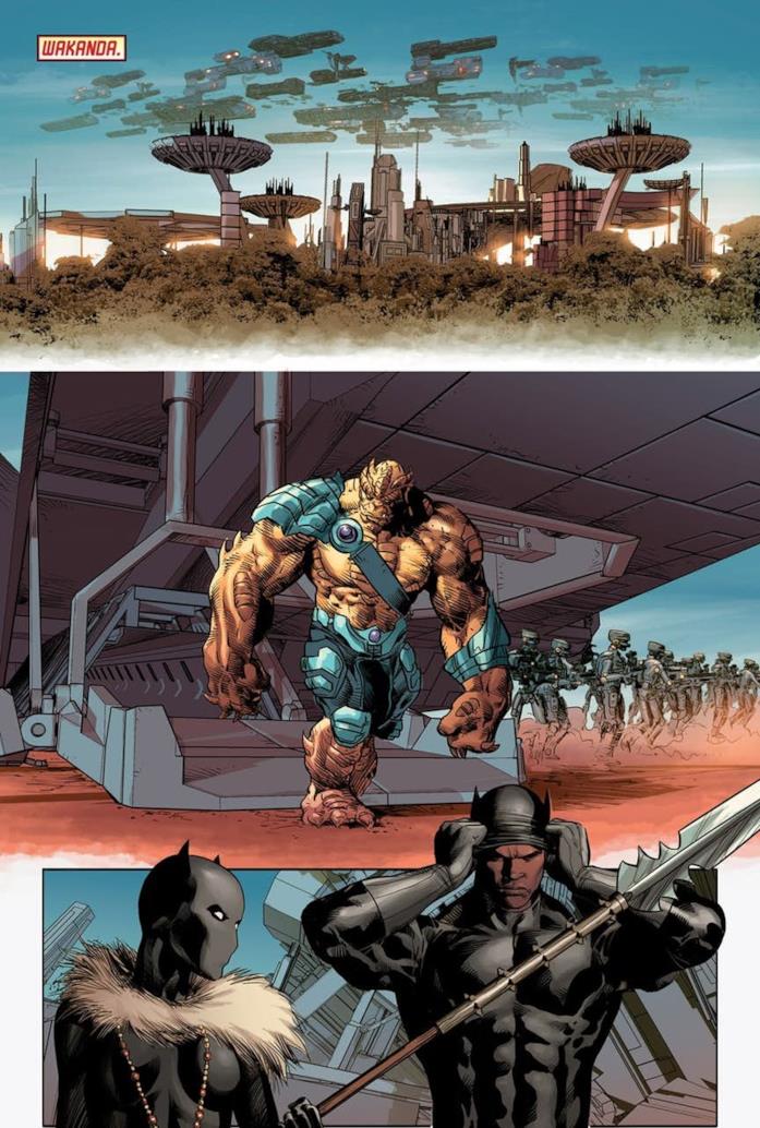 New Avengers L'attacco al Wakanda sulle pagine di New Avengers