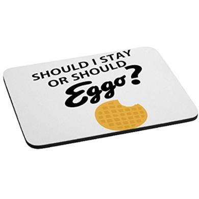 Mousepad Stranger Things Should i stay or should Eggo? - eggo's - eleven - 011 - 11 - serie tv - dimensioni 25x19 cm