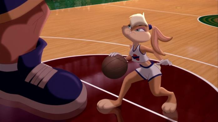 Lola Bunny in una scena di Space Jam Il personaggio di Lola Bunny