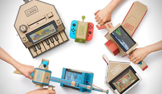 Alcune delle possibili creazioni di Nintendo Labo