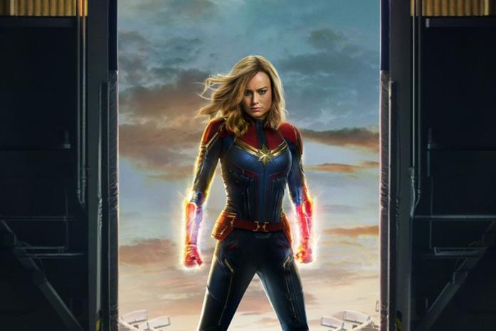 Captain Marvel, a quando il sequel del film MCU? Captain Marvel (Brie Larson) in un poster promozionale dell'omonimo film