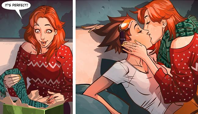 Tracer di Overwatch nel fumetto