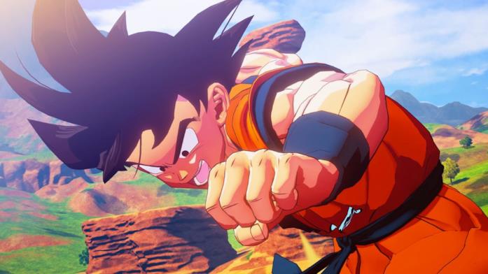 Son Goku nel videogioco Dragon Ball Z Kakarot
