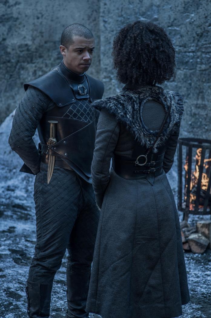 GoT 8: Verme Grigio e Missandei Verme Grigio e Missandei a Grande Inverno