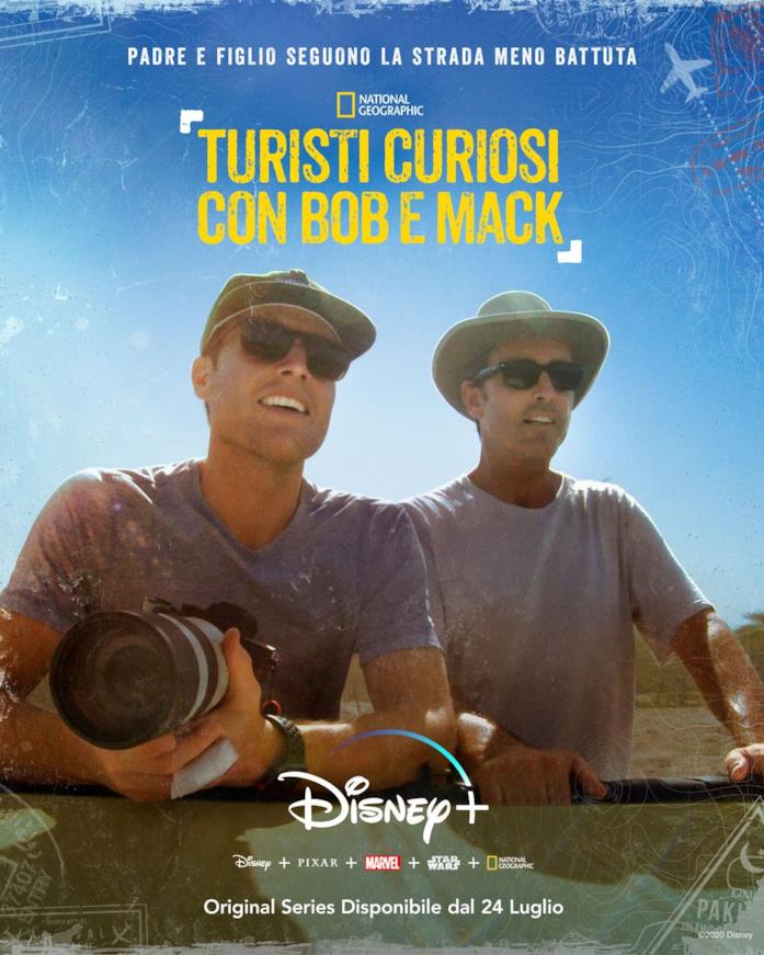 Grazie a Turisti curiosi con Bob e Mack, i due protagonisti vivranno un'avventura emozionante La locandina della serie Turisti curiosi con Bob e Mack