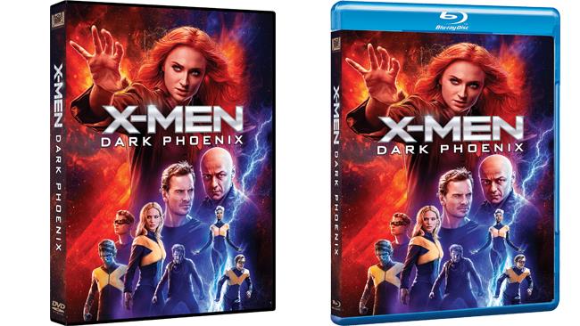 X-Men: Dark Phoenix in formato Home Video X-Men: Dark Phoenix nei formati DVD e Blu-ray