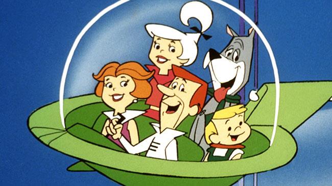 La famiglia Jetson nella navicella spaziale