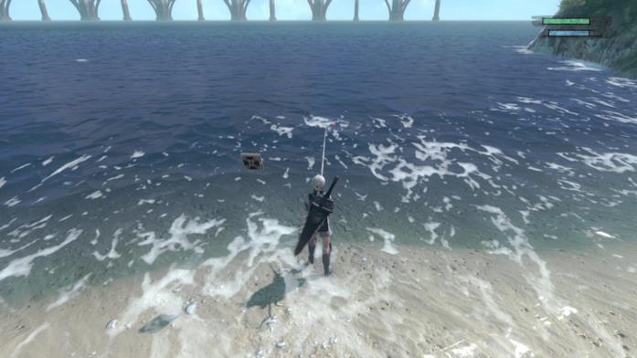 Nier Replicant pesca Nier Replicant mondo