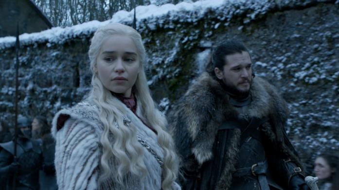 GoT 8: Jon e Daenersy Jon e Daenerys arrivano a Grande Inverno