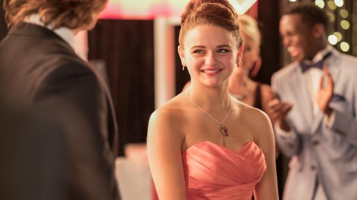 Joey King è la protagonista Elle Evans Primo piano di Joey King in The Kissing Booth