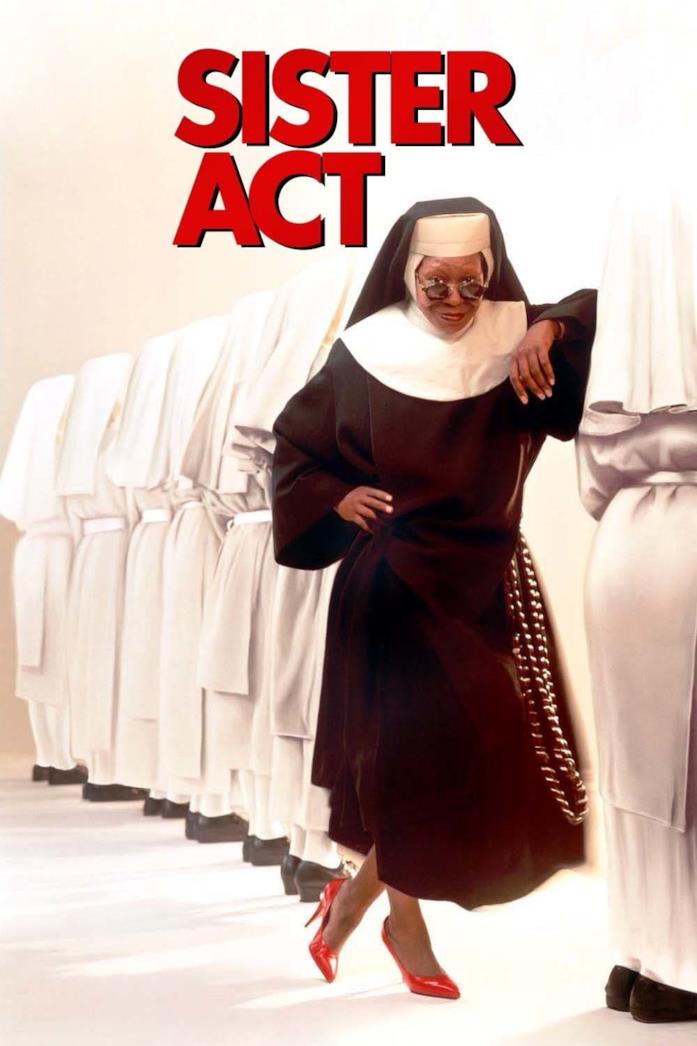 Il poster di Sister Act Whoopi Goldberg nel poster di Sister Act
