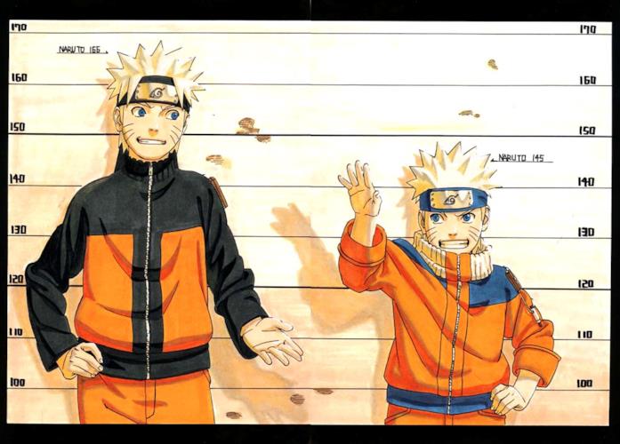 Naruto bambino e adolescente Naruto versioni