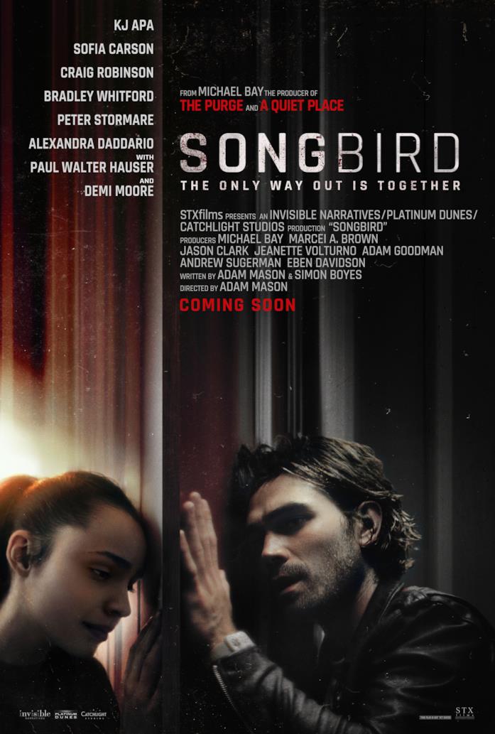 Songbird, poster e trailer I due innamorati protagonisti di Songbird