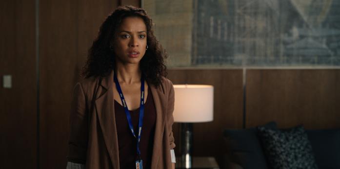 Hannah, vittima di Mitch Gugu Mbatha-Raw in The Morning Show