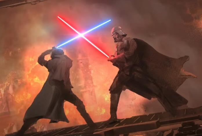 Darth Vader e Kenobi