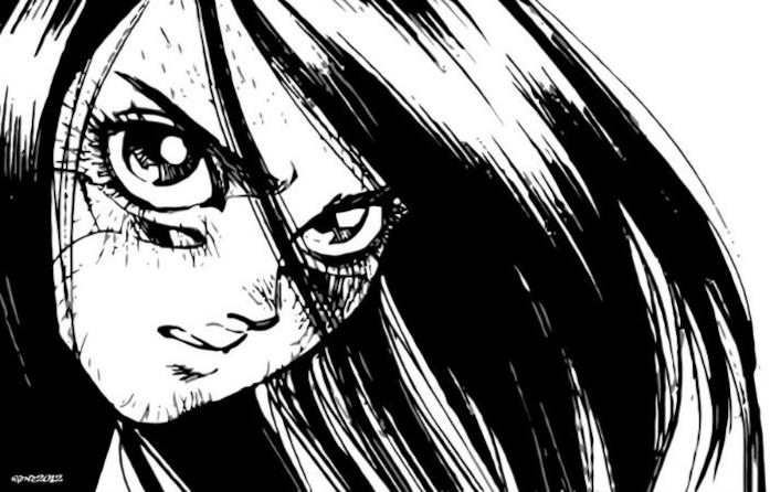 Alita la cyborg combattente Alita la cyborg combattente in una tavola del manga