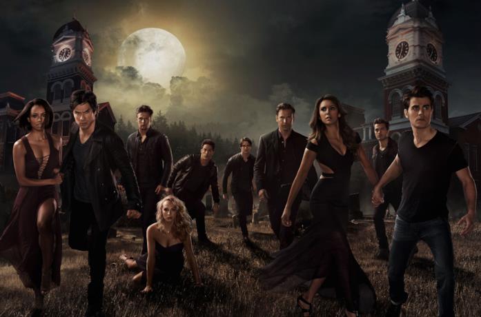 Il poster promozionale della sesta stagione di The Vampire Diaries