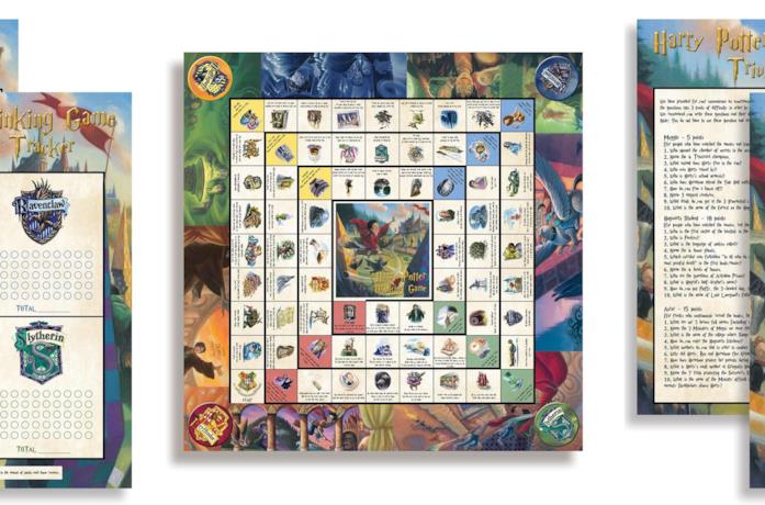 Tutti i contenuti del gioco alcolico di Harry Potter