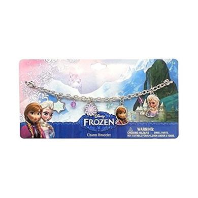 Bracciale Elsa E Anna Frozen Disney Bigiotteria In Metallo Con Charm WD92101