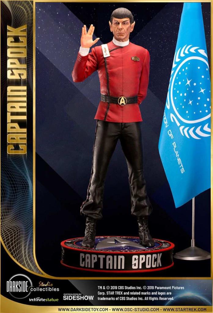 Capitan Spock Capitan Spock statua da collezione - figura intera
