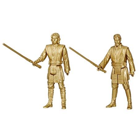 Star Wars action figure di Obi-Wan Kenobi e Anakin Skywalker Star Wars Skywalker Saga action figure in scala 3,75 pollici di Obi-Wan Kenobi e Anakin Skywalker
