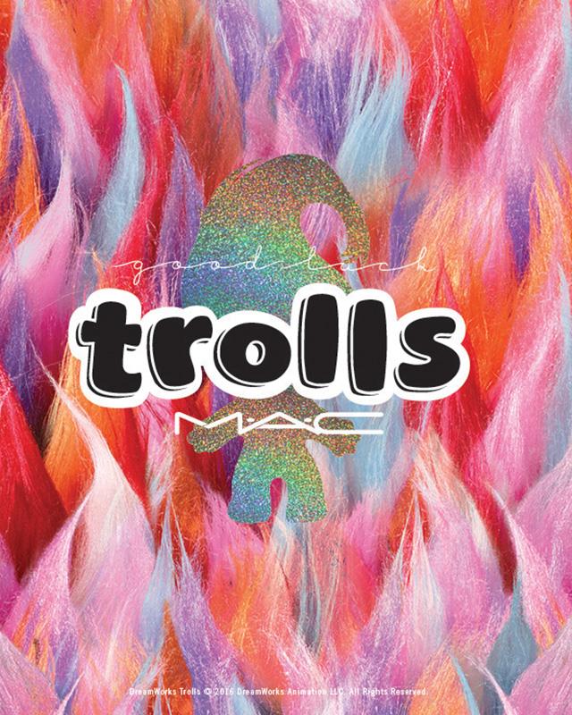 Good Luck Trolls by Mac Cosmetics La collezione Good Luck Trolls di Mac Cosmetics