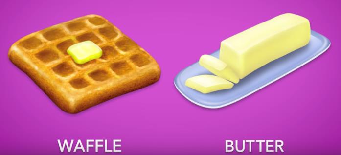 Approvate nuove emoji legate al mondo della cucina Le nuove emoji del waffle e del burro