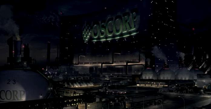 Goblin e la Oscorp cosa c'è da sapere prima di vedere Spider-Man: No Way Home La scritta verde che riporta il nome Oscorp