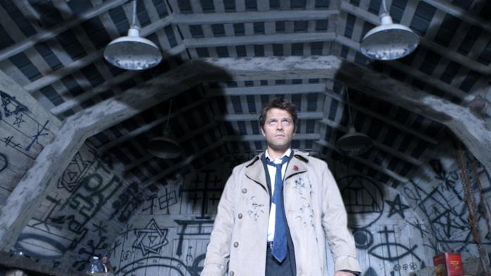 La prima scena in cui appare Castiel Misha Collins nella prima scena in cui appare Castiel