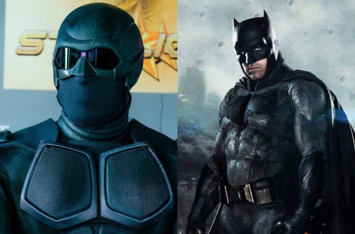 Butcher di The Boys, parodia di The Punisher Primi piani di Nathan Mitchell e Ben Affleck