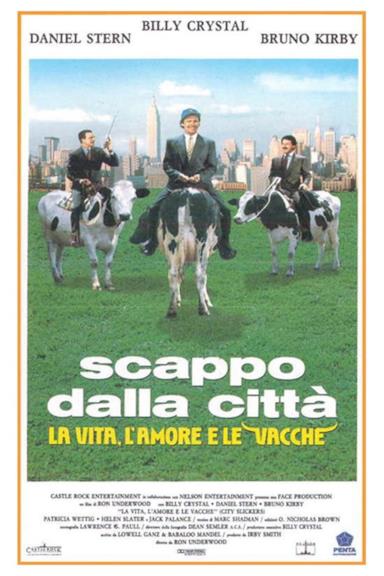 Poster Scappo dalla città - La vita, l'amore e le vacche
