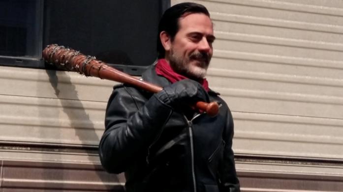 Negan ricostruito in cera al San Diego Comic-Con Negan ricostruito in cera al San Diego Comic-Con