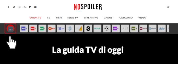 Su NoSpoiler arriva lo strumento Telecomando L'icona dello strumento Telecomando della Guida TV di NoSpoiler