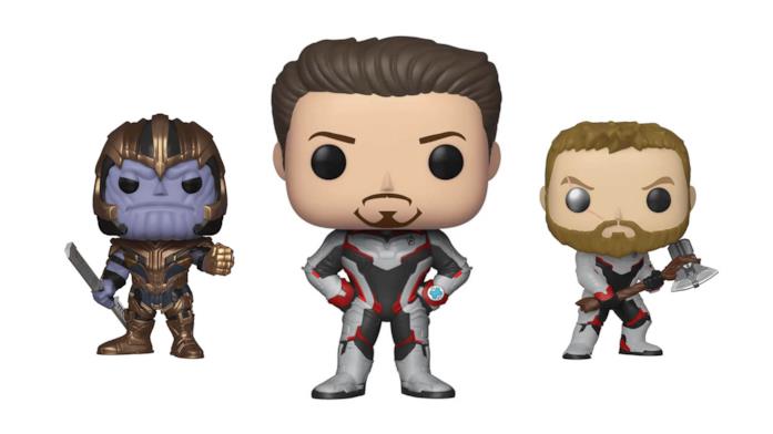 Thanos, Tony Stark e Thor in versione Funko